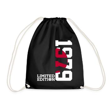 LIMITED EDITION 1979 JAPAN 47TH BIRTHDAY - Drawstring Bag - black - Front