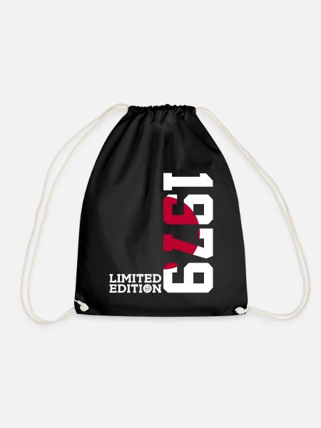 LIMITED EDITION 1979 JAPAN 47TH BIRTHDAY - Drawstring Bag - black
