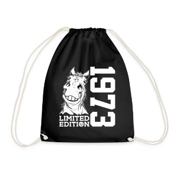 ÉDITION LIMITÉE DE 1973 ÉQUITATION DU 53E ANNIVERSAIRE DU CHEVAL - Sac de sport léger - noir - Devant