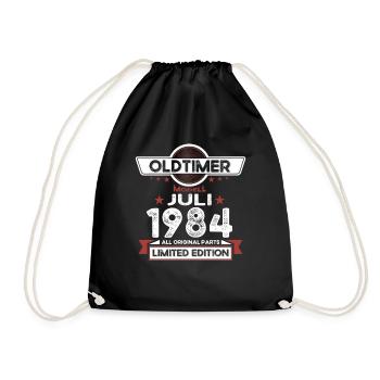 39th Birthday Man Oldtimer Juillet 1984 - Sac de sport léger - noir - Devant