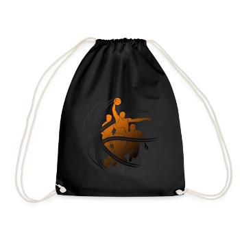 BASKETBALL BASKETBALL BASKETBALL PLAYER - Drawstring Bag - black - Front