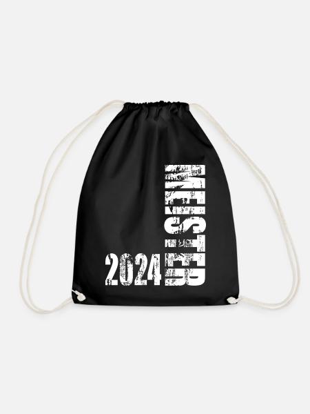 Meister 2024 Aufstiegstrikot Vintage - Turnbeutel - Schwarz
