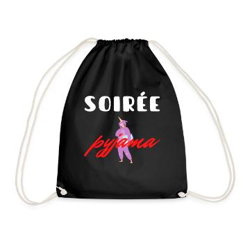 SOIREE PYJAMA LICORNE DODO - Sac de sport léger - noir - Devant
