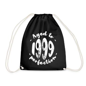 Aged to 1999 Perfection - Drawstring Bag - black - Front