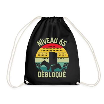 Level 65 Cleared - Drawstring Bag - black - Front