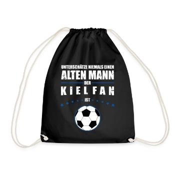 Aufsteiger 2024 Kiel Aufsteiger Shirt - Turnbeutel - Schwarz - Vorne