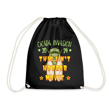 CIGALE INVASION 2024 CE N'EST PAS UN FILM D'HORREUR - Sac de sport léger - noir - Devant