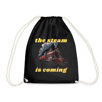 La vapeur arrive - Sac de sport léger - noir - Devant