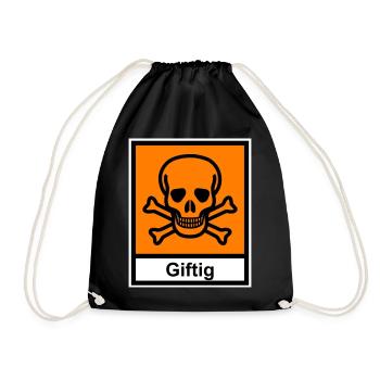 Vénéneux - Sac de sport léger - noir - Devant