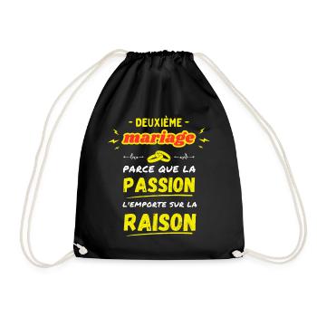 Deuxième Mariage Secondes Noces Passion et Raison - Sac de sport léger - noir - Devant