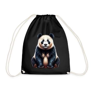 Panda - Sac de sport léger - noir - Devant
