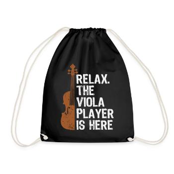 Viola Violist Orchestra Viola Player Musician - Drawstring Bag - black - Front