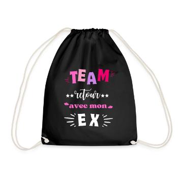 Team Retour avec Mon Ex - Sac de sport léger - noir - Devant