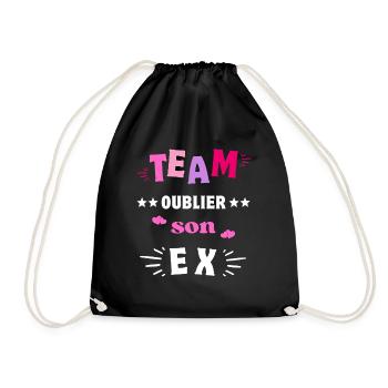 Team Oublier Son Ex Copain - Sac de sport léger - noir - Devant