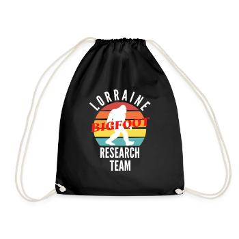 LORRAINE BIGFOOT RESEARCH TEAM - Sac de sport léger - noir - Devant