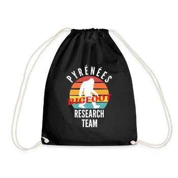 PYRENEES BIGFOOT RESEARCH TEAM - Sac de sport léger - noir - Devant