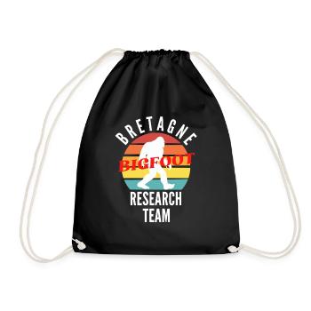 BRETAGNE BIGFOOT RESEARCH TEAM - Sac de sport léger - noir - Devant