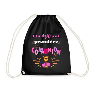 Ma Premiere Communion Fille - Sac de sport léger - noir - Devant