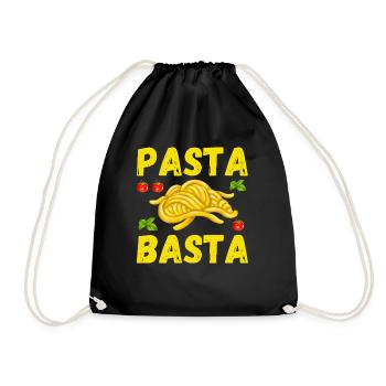 PASTA BASTA pates spaghetti - Sac de sport léger - noir - Devant