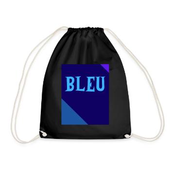 BLEU Tableau Rectangle Triangles - Sac de sport léger - noir - Devant