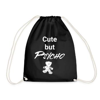 Mignon mais psychopathe - Teddy Edition - Sac de sport léger - noir - Devant
