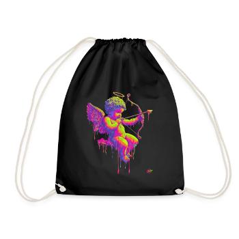 #NEon Amor - Turnbeutel - Schwarz - Vorne