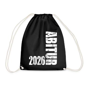Abitur 2026 - Sac de sport léger - noir - Devant