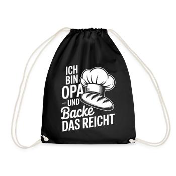 Grand-père fait des pâtisseries et ça suffit - Sac de sport léger - noir - Devant