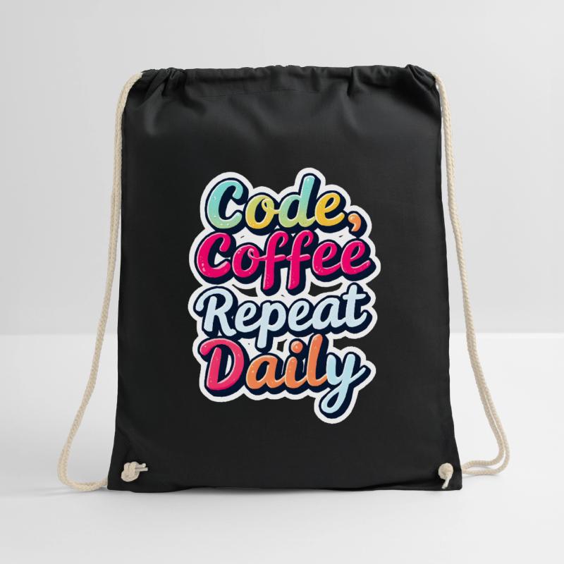 Code Sleep Debug Repeat Programmer Shirt Sac de sport léger