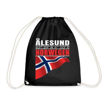ÅLESUND - Sac de sport léger - noir - Devant