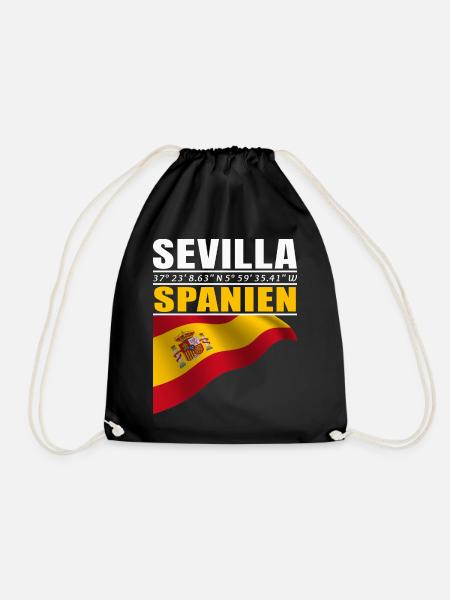 Sevilla - Turnbeutel - Schwarz