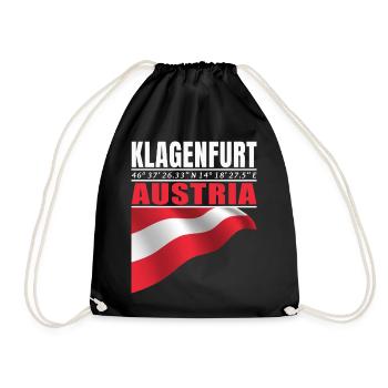 Klagenfurt - Drawstring Bag - black - Front