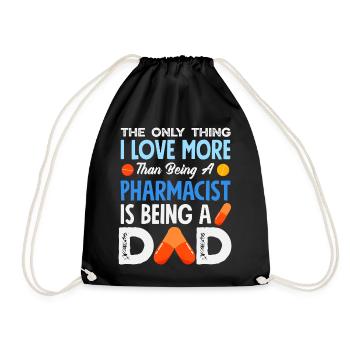 Pharmacist Pharmaceutical Technical - Drawstring Bag - black - Front