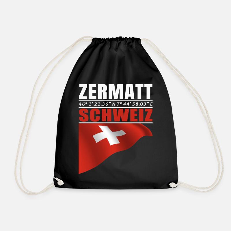 Zermatt - Turnbeutel - Schwarz
