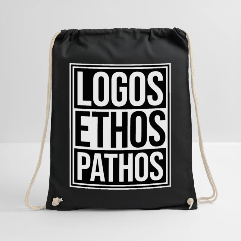 Logos Ethos Pathos Rhetoric Philosophy Student Drawstring Bag