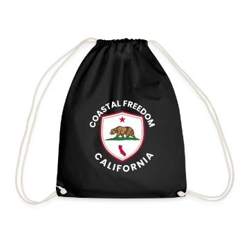 Californie Littorale Liberté - Sac de sport léger - noir - Devant