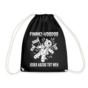 Poupée vaudou financière Chaque empreinte fait mal - Sac de sport léger - noir - Devant
