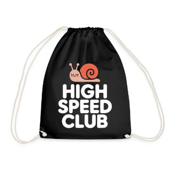 High Speed Screw - Drawstring Bag - black - Front