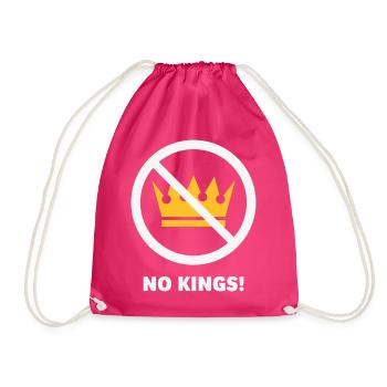 Pas de rois ! (Projet de protestation / NEG 2C) - Sac de sport léger - fuchsia - Devant