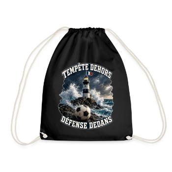 Phare Breton Foot - Turnbeutel - Schwarz - Vorne