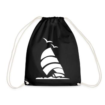 Capitaine de voilier - Sac de sport léger - noir - Devant