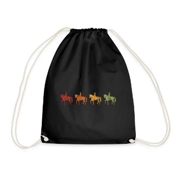 Dressage Équitation Cavaliers de dressage Équitation Équitation - Sac de sport léger - noir - Devant