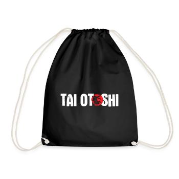 Japanischer Kampfsport Judo - Turnbeutel - Schwarz - Vorne