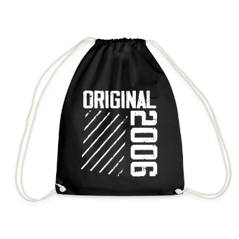 Original 2006 18e Anniversaire Cadeau Retro - Sac de sport léger - noir - Devant
