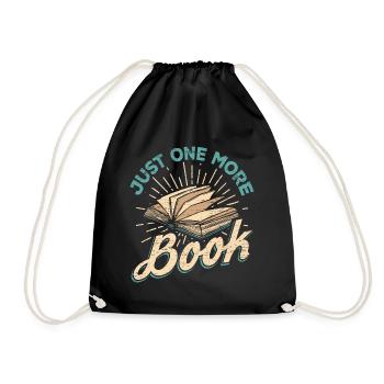 Lire le livre - Sac de sport léger - noir - Devant