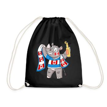 Rhino Fan Canada - Sac de sport léger - noir - Devant