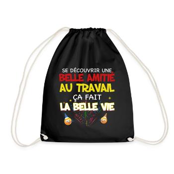 Collègue Et Ami Idée Cadeau Homme Ou Femme - Sac de sport léger - noir - Devant
