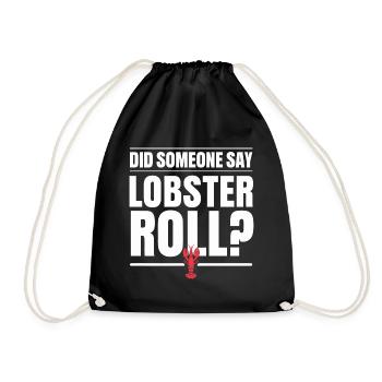 Pour les vrais amateurs de homard - Sac de sport léger - noir - Devant