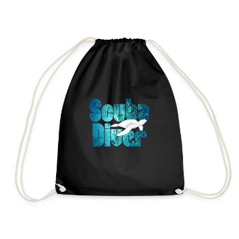Scuba Diver - tortue - Sac de sport léger - noir - Devant