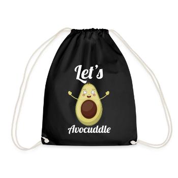 avocado - Drawstring Bag - black - Front